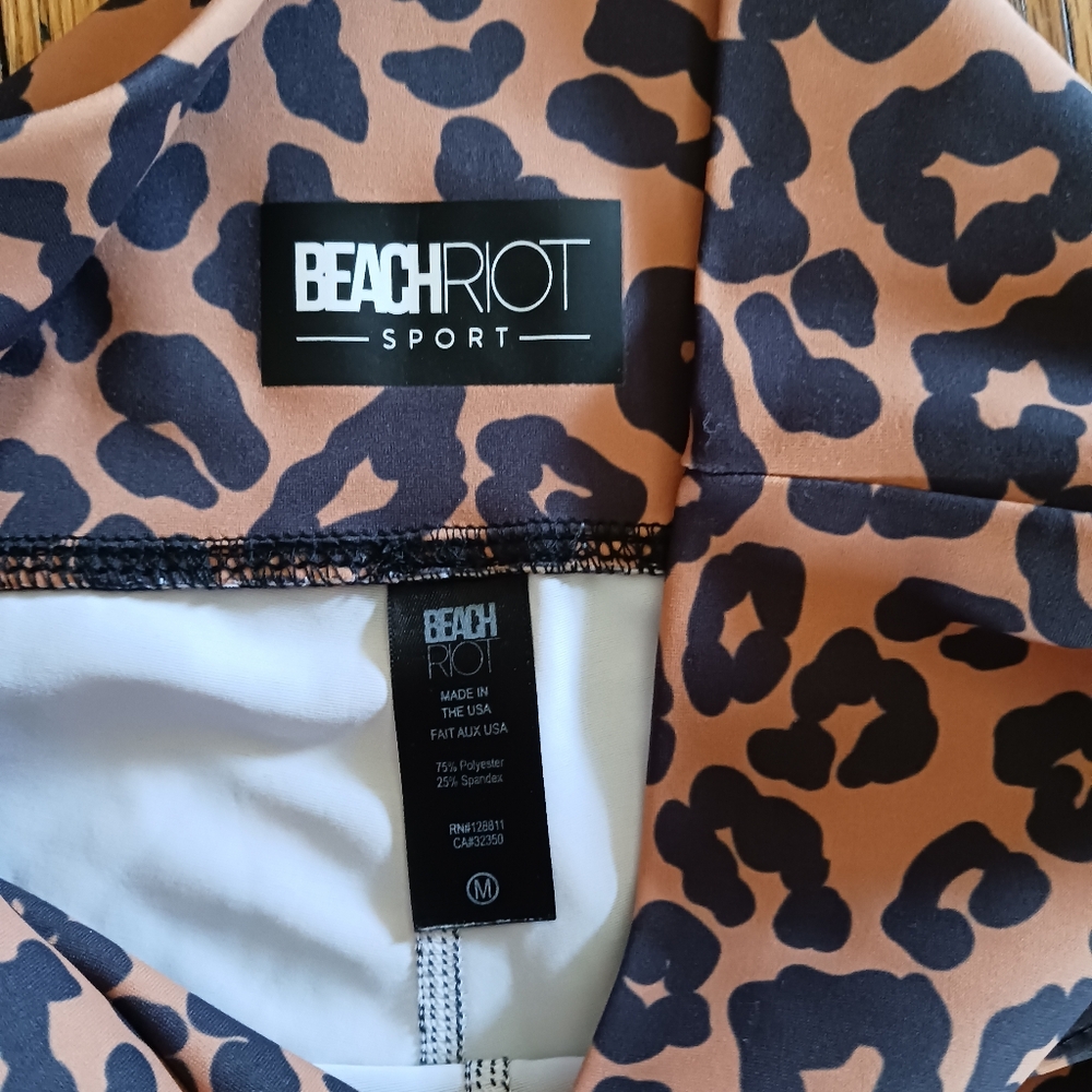 Beach Riot Leopard Print Leggings - Picture 3 of 3